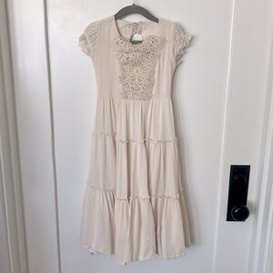 Elegant Cream Kids Dress